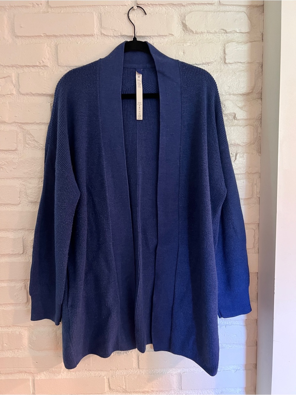 lululemon athletica Blue Open-Front Cardigan
